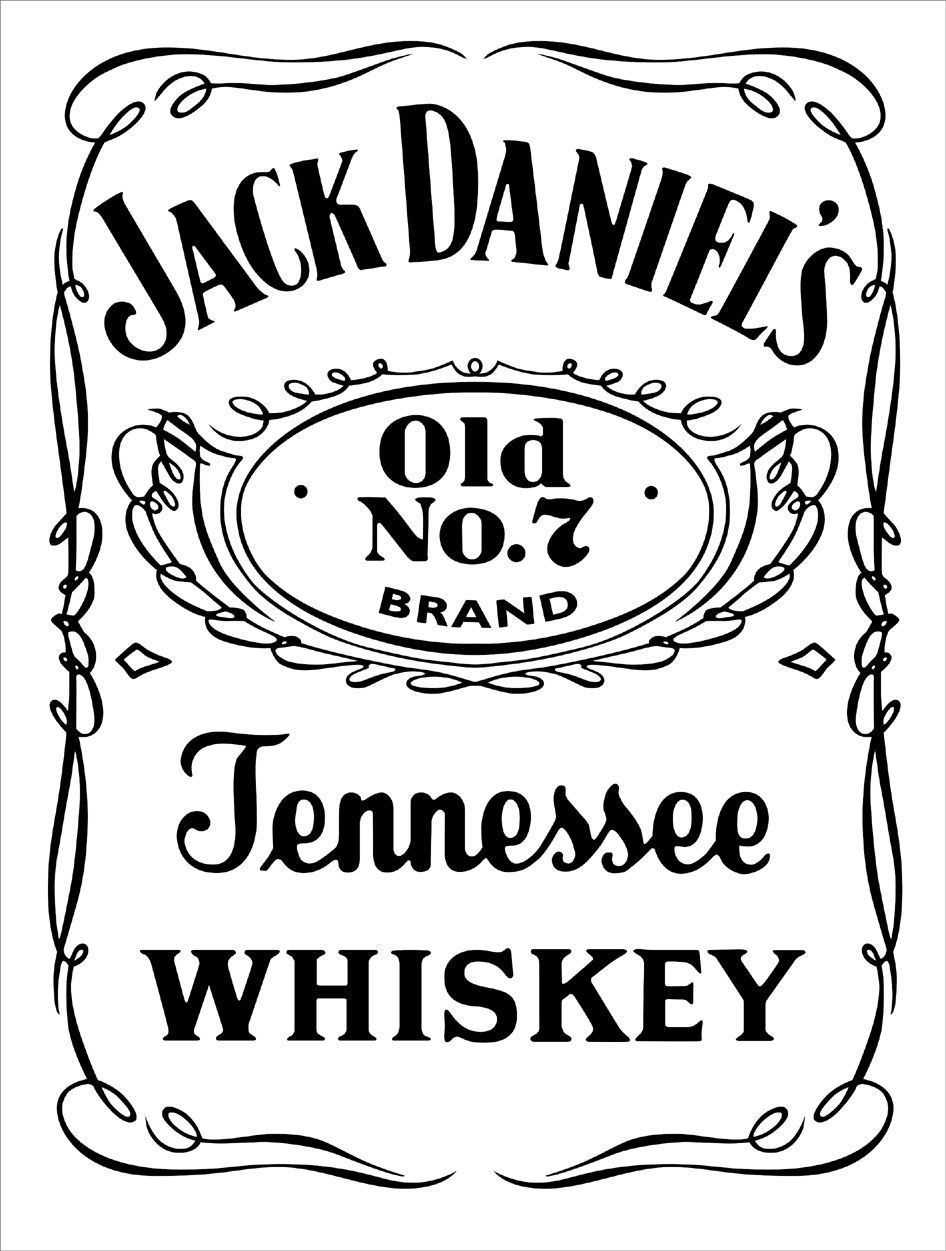 Jack Daniels Vector DXF Top