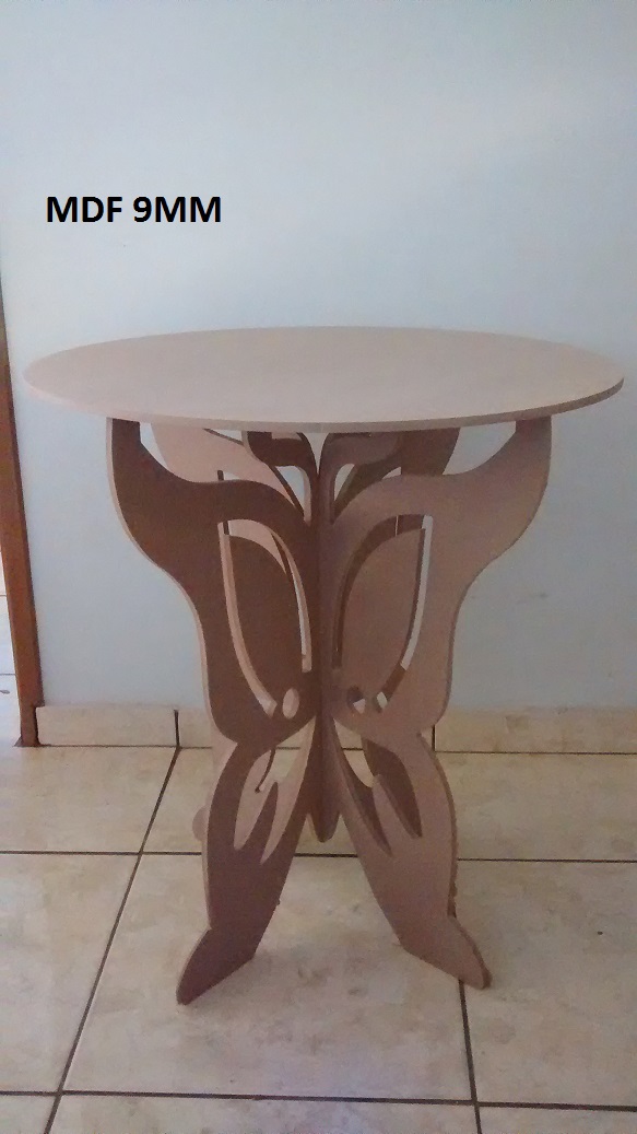 Beautiful butterfly table &#8211; DXF laser cutting or milling cnc router