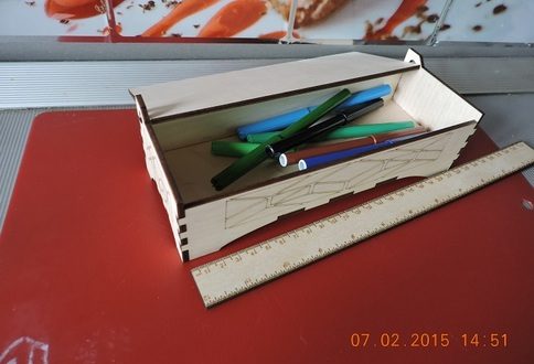 Box with foldable cover