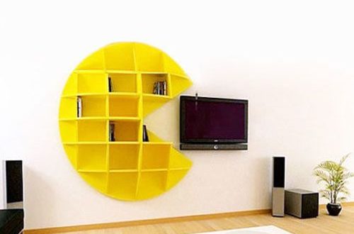 Pacman Shelf for Wall Decoration