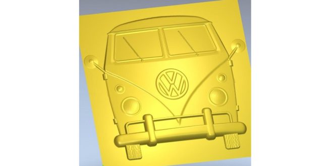 Volkswagen Kombi 3d Relief 283