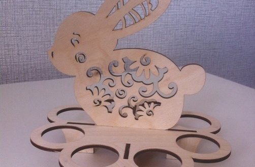 Support for Easter eggs 3mm DXF CDR