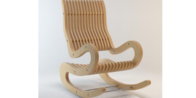 Rocking chair for wood cutting of any thickness