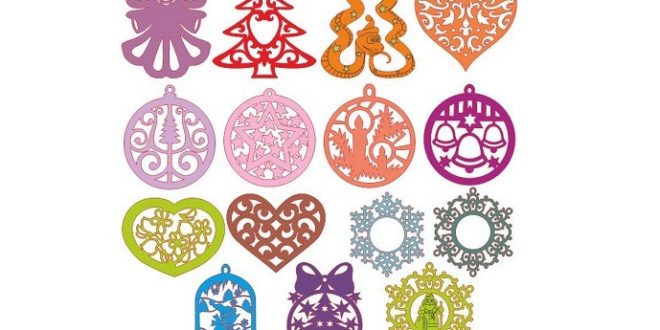 Christmas decorations vectors