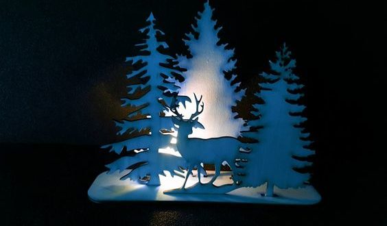 Deer christmass decor