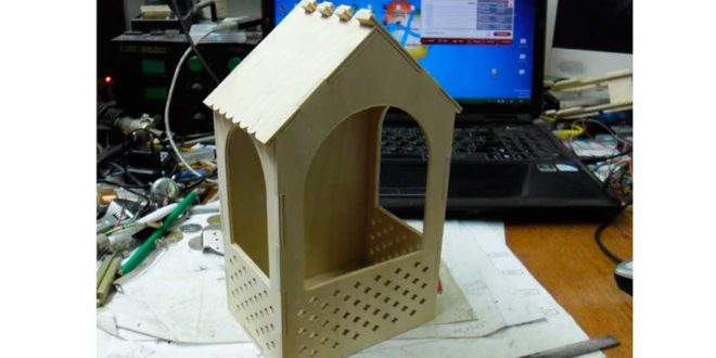 Small house for wall