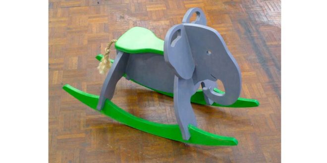 Toy Elephant Rocker 18mm DXF CDR vector files