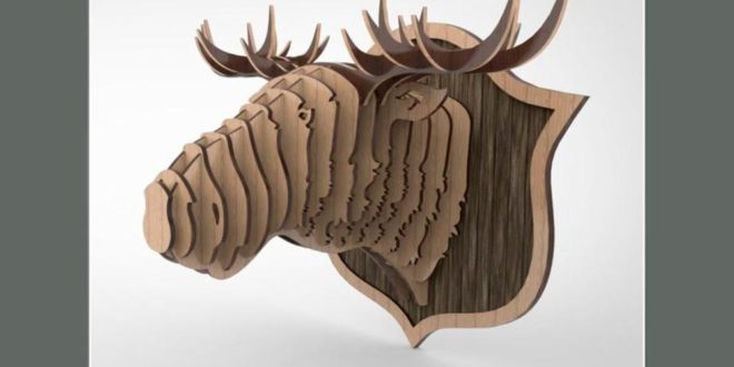 Moose Head &#8211; DXF for cutting with variations of models