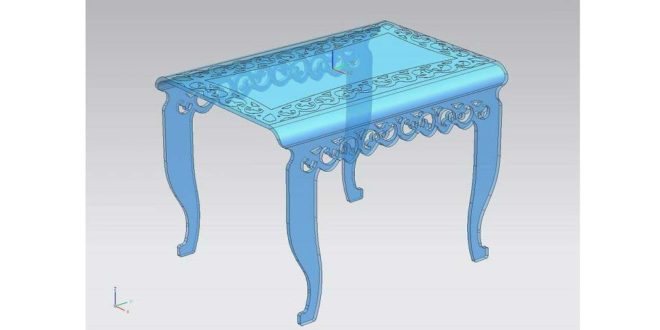 Vector table for cutting and engraving in acrylic and then folding