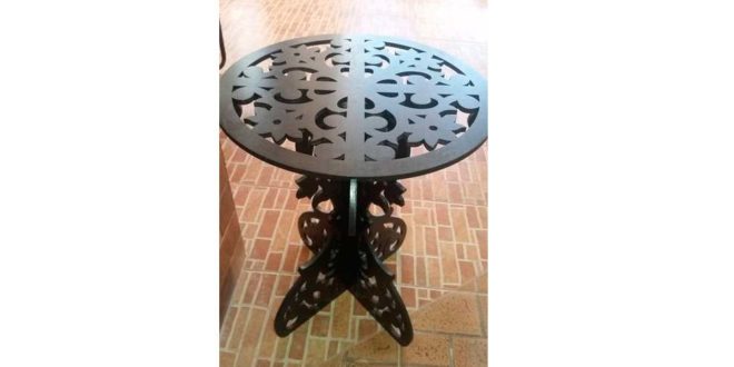 Decorative round table &#8211; 8mm or apply scale to another thickness