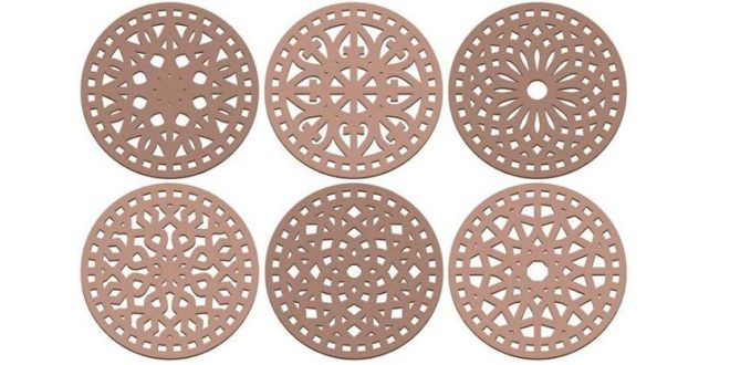 Round decorative patterns