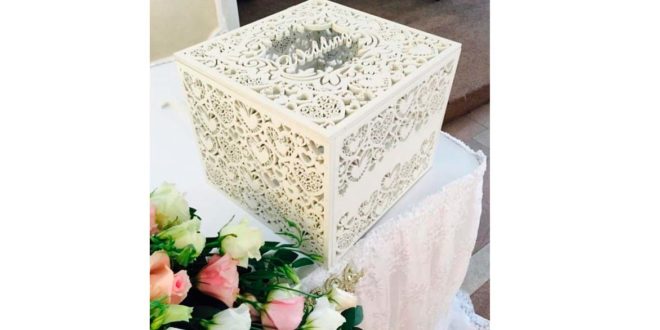 Lighting and wedding decoration box &#8211; use glue