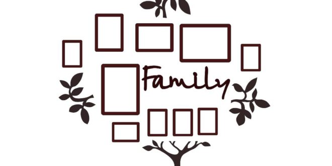 Decorative tree family &#8211; Vector files in DXF and CDR format for laser cutting