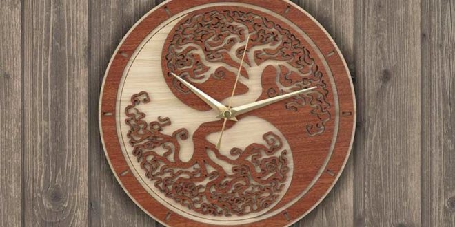 Tree clock &#8211; multi-piece mount