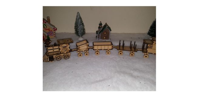 Christmas Train with Manufacturing Instructions