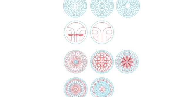 Base for mugs-ornaments-mandalas