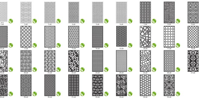 Pack 35 separators cdr only files to corel draw cnc vector