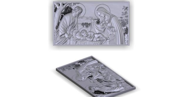 Relief 3d religious jesus christ STL file for cnc router