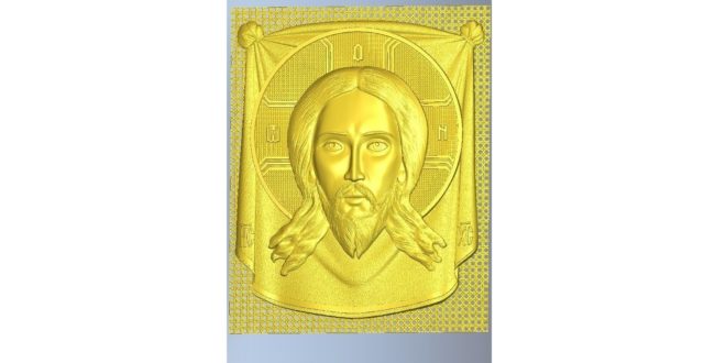 Jesus Christ 3d file relief to milling on cnc router