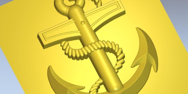 Anchor bower water 3d vector stl file download