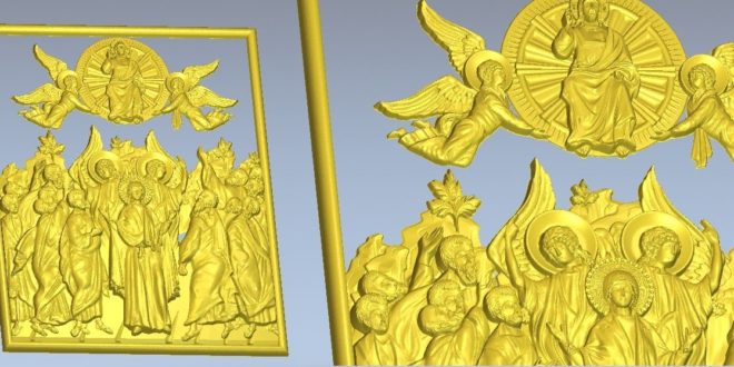 religious 3d relief jesus christ angels saints holy sacred