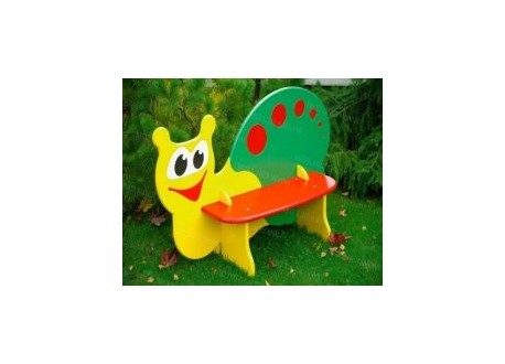 Snail bench for children dxf file vector to cnc router