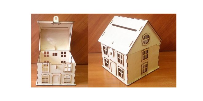 House for money 4mm safe box design project laser cnc router