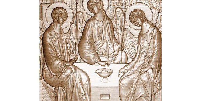Religious Relief of Angels file to cnc router CNC mill