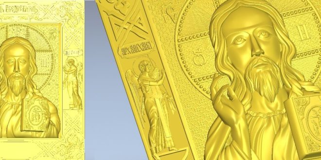 stl 3d jesus angels with wings &#8211; vector 3d stl religious christianity