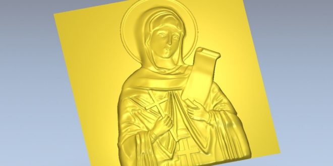 saint carving file stl file formato to cnc