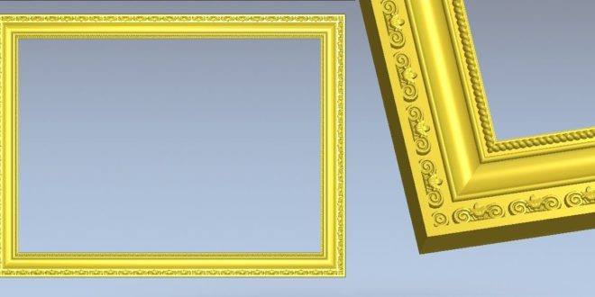 FREE picture frame relief to cnc