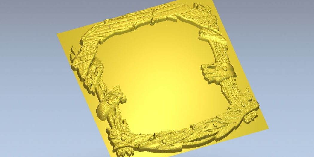 Rustic decoration frame – DXF DOWNLOADS – Files for Laser Cutting and ...