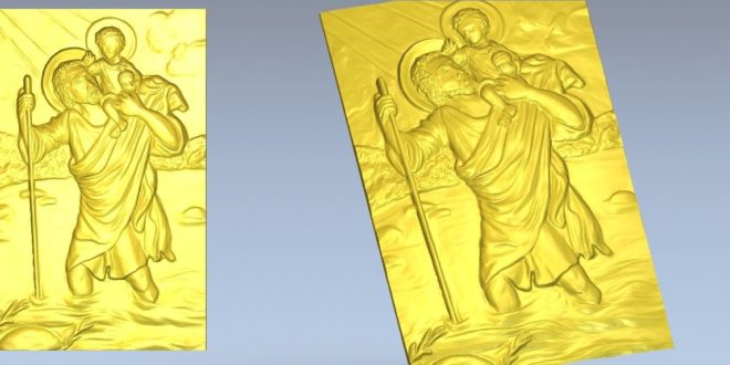 religious 3d vector stl relief file