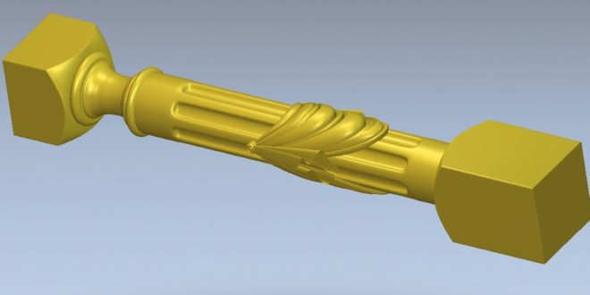 Column for 3d printing or 4 axis cnc machining