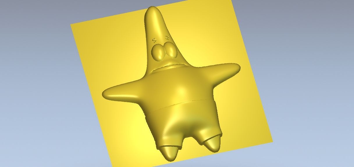 3D Patrick Star Spongebob Squarepants Stl File – Dxf Downloads – Files For  Laser Cutting And Cnc Router Artcam Dxf Vectric Aspire Vcarve Mdf Crafts  Woodworking