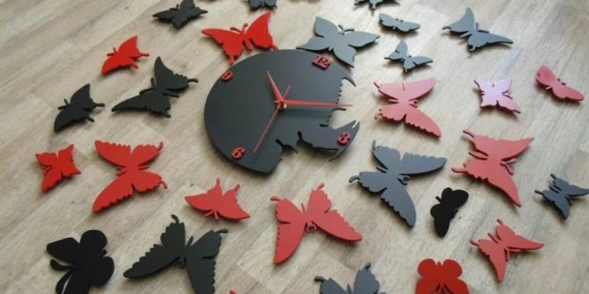 Butterfly Wall Clock