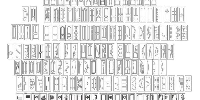 Doors Vectors Pack (Only .EPS files to import into CorelDraw)