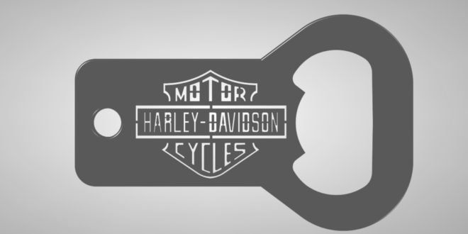 FREE harley davidson bottle opener and keychain