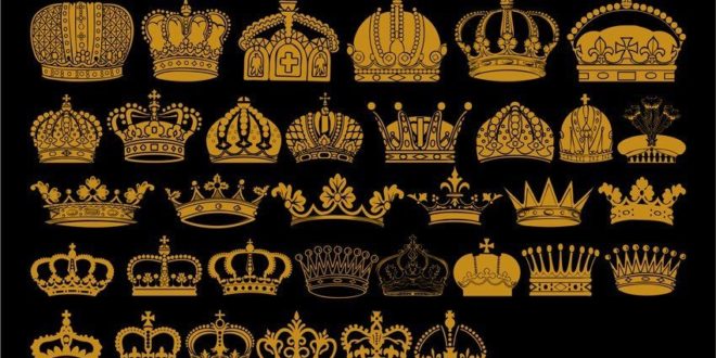 Crowns 2d svg cdr dxf