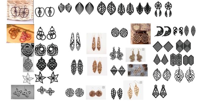Earrings &amp; Jewelry / Leaf / Floral / Pack
