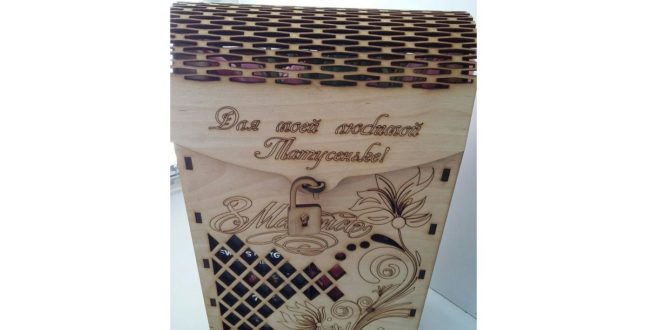 Wine box to laser cut file