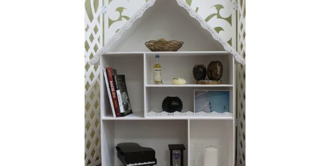 Free Laser Cut House Shape Decor Shelf Template CDR File