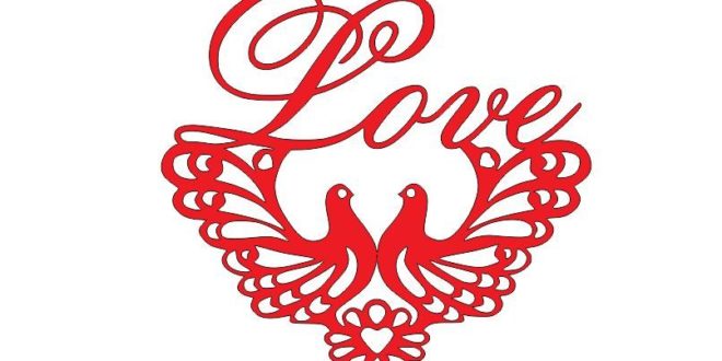 Love pigeons dxf