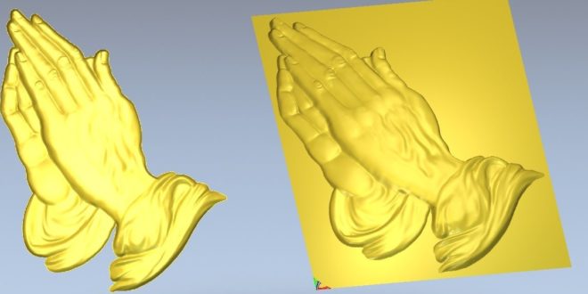 3D Model Sacred hand Religious Model STL 1291