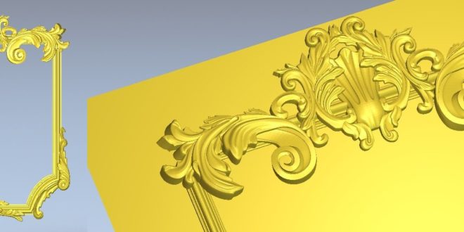 Decoration Border 3d Relief 1308