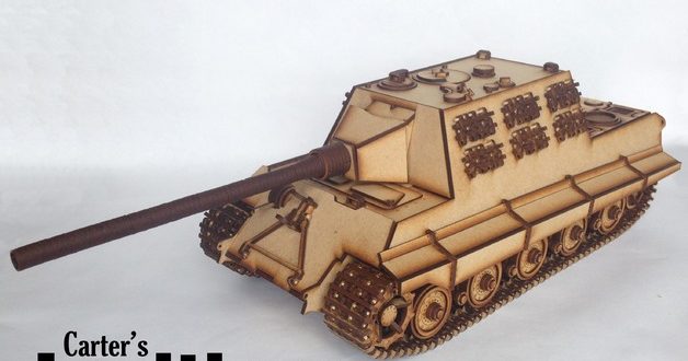 Cnc Laser Cut 3mm Tank War Jagdtiger