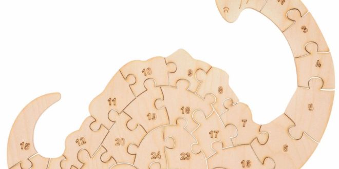Free Dino Puzzle Laser Cut File Layout Template Vector