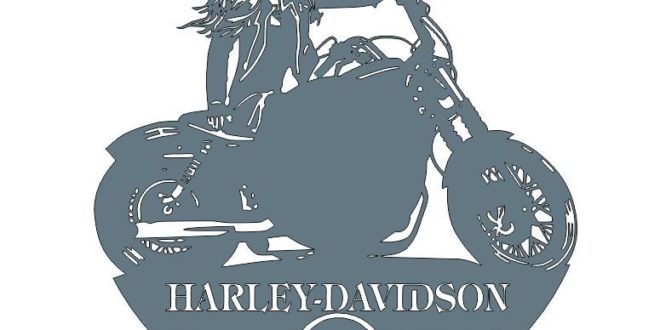 Dxf Cnc Laser Harley Davidson Motorcycle Wall Decor