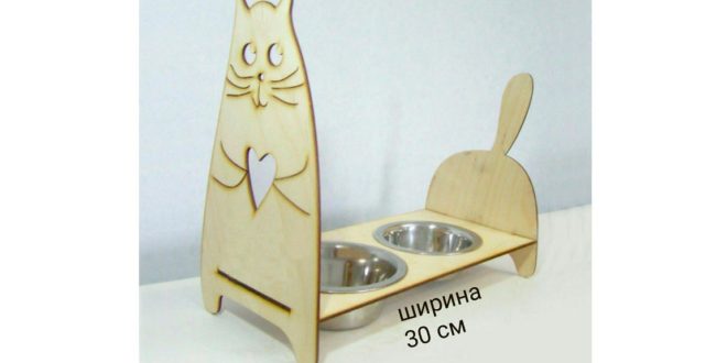 Laser Cut Cat food and water dispenser CDR