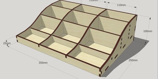 Object box free laser cut dxf